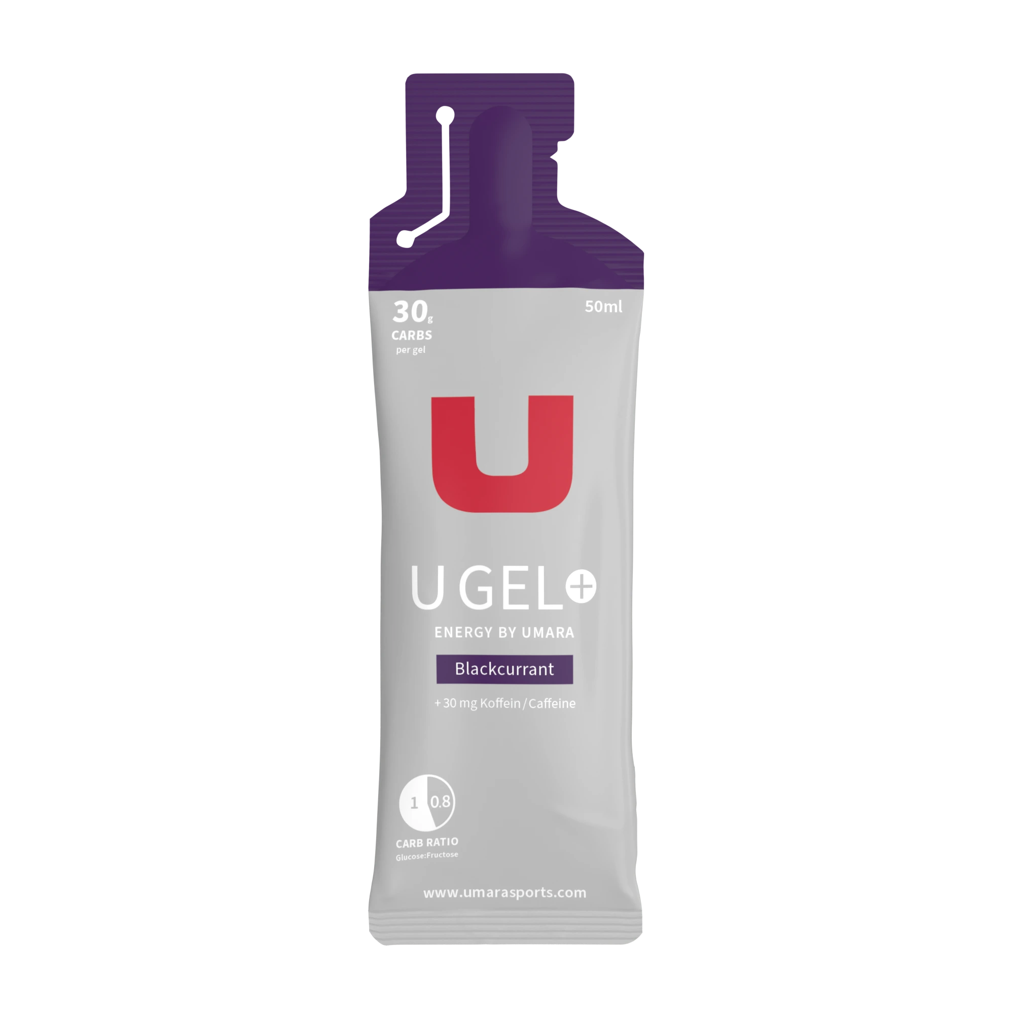 U Gel (30 g Carbs) - Svartvinbär + koffein - UTGÅENDE MODELL