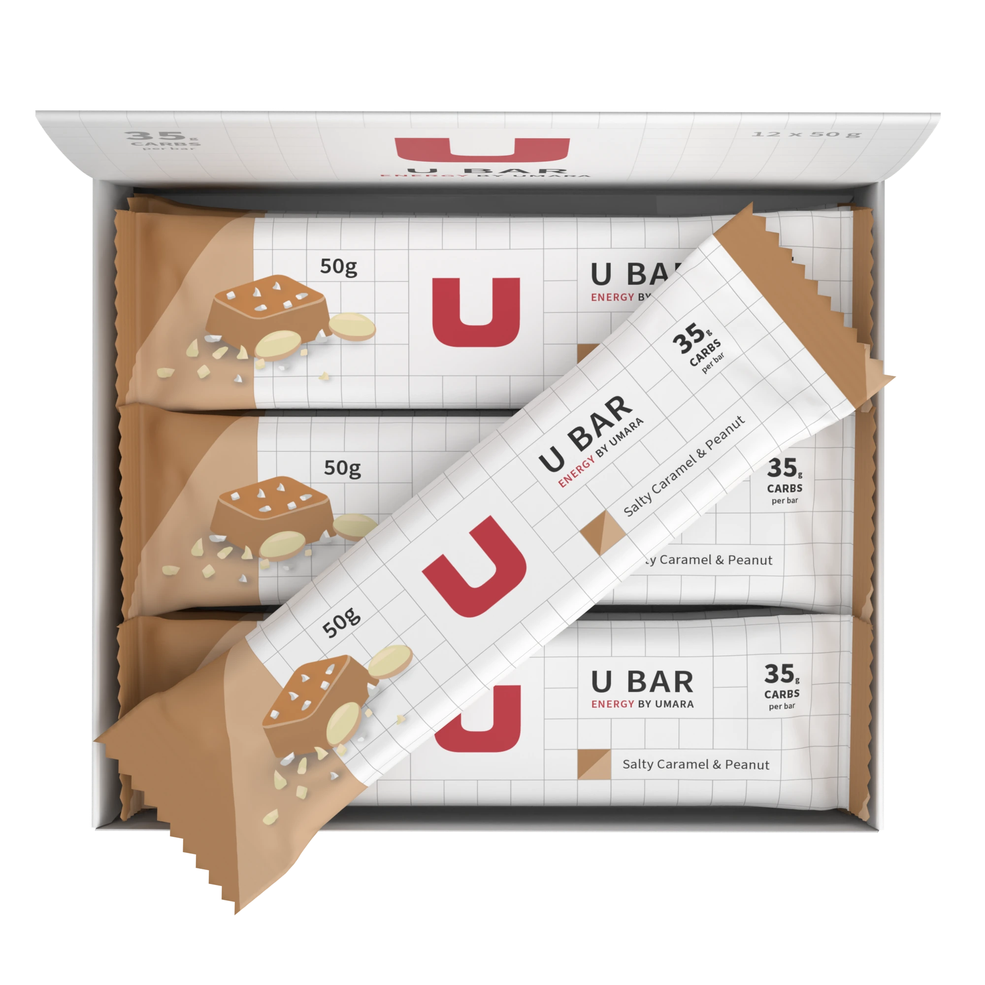 U Salty Bar - Caramel Peanut (12-pack)