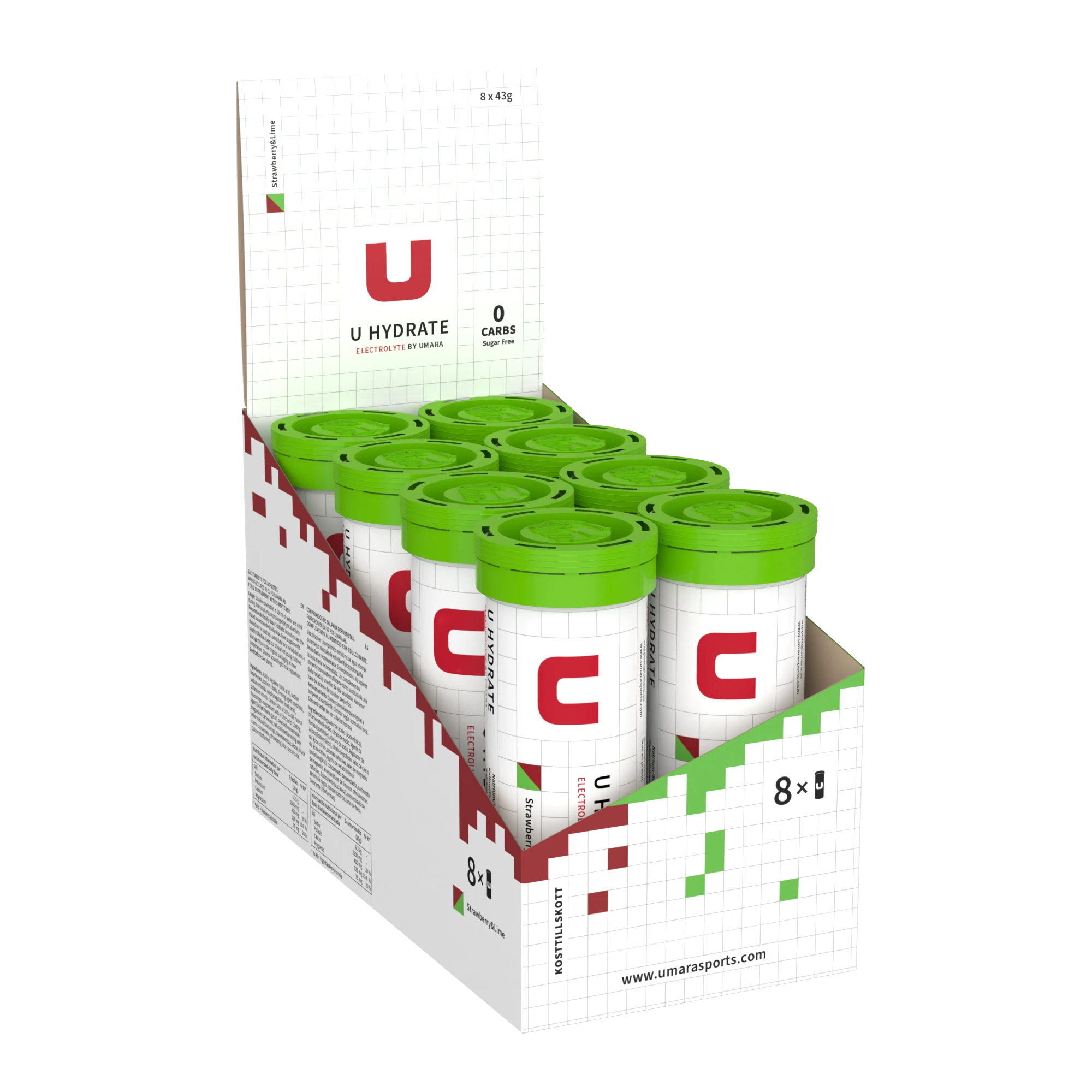 U Hydrate - Strawberry / Lime (8-pack)
