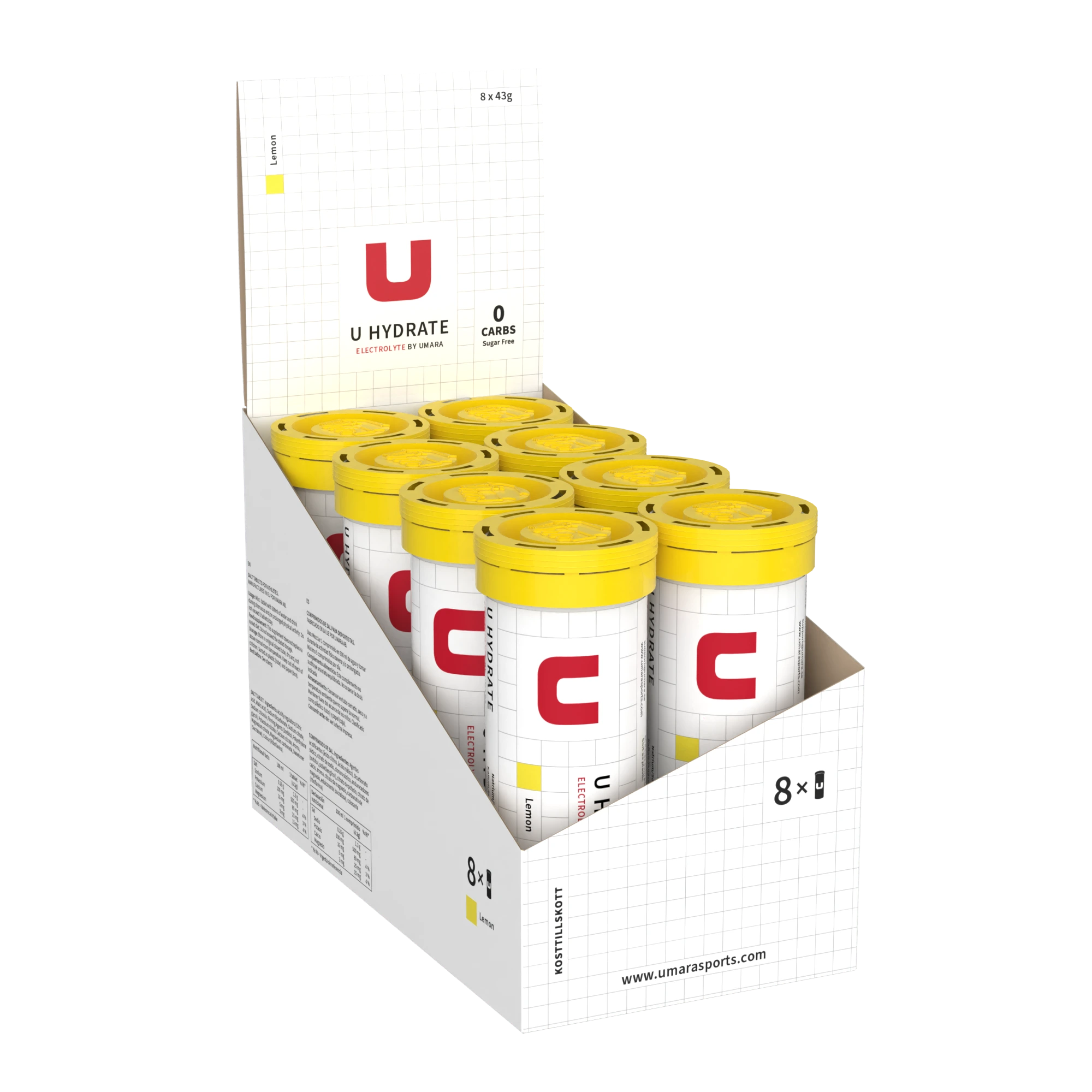 U Hydrate - Lemon (8-pack)