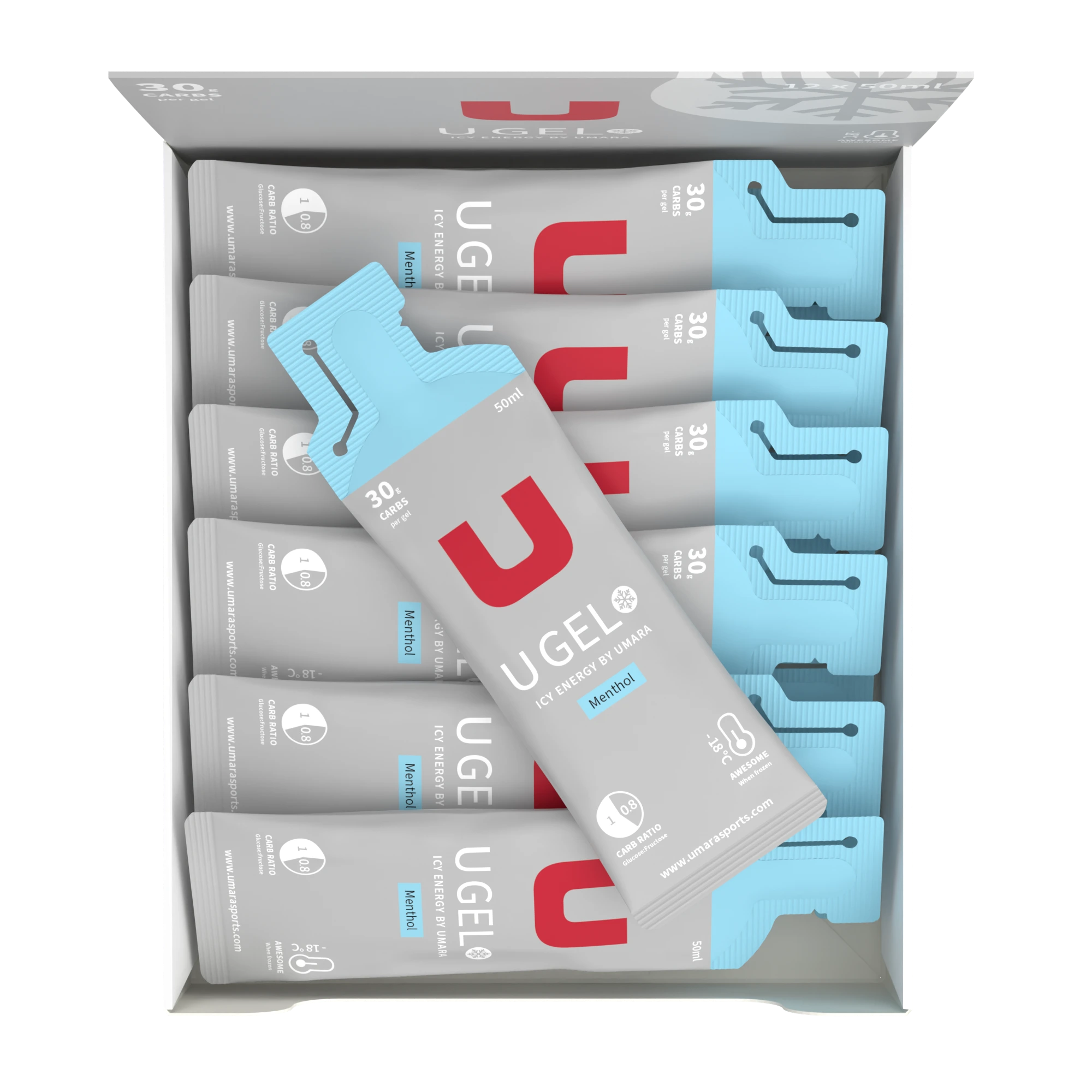 U Gel (30 g Kohlenhydrate) - Menthol Extra (12er-Pack)
