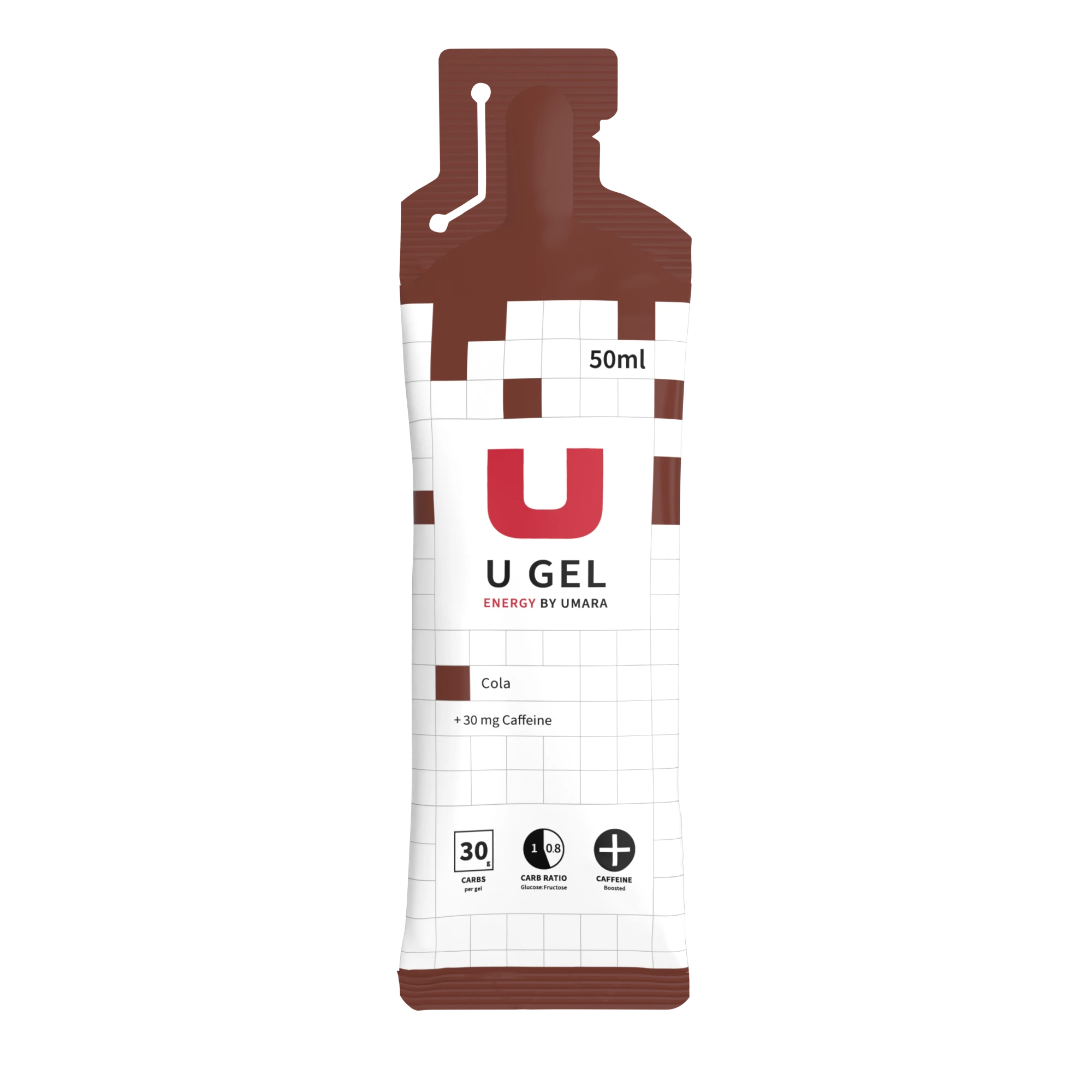 U Gel (30g hiilihydraatteja) - Cola + kofeiini