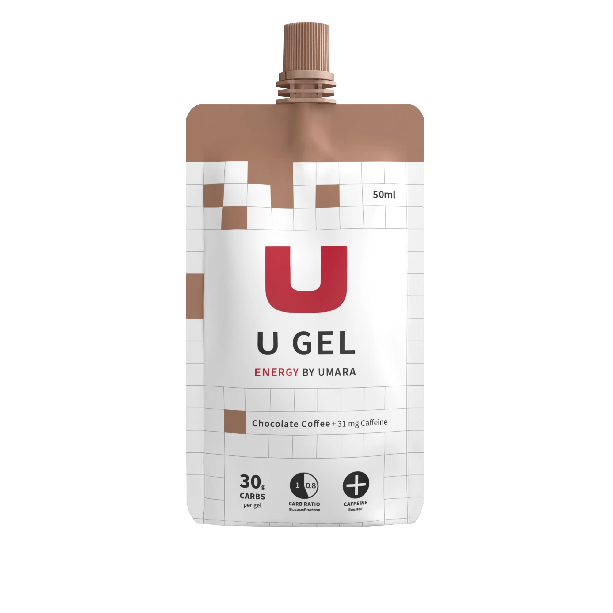 U Gel - Screw Cap (30 g Carbs) - Chocolate / Coffee + Caffeine