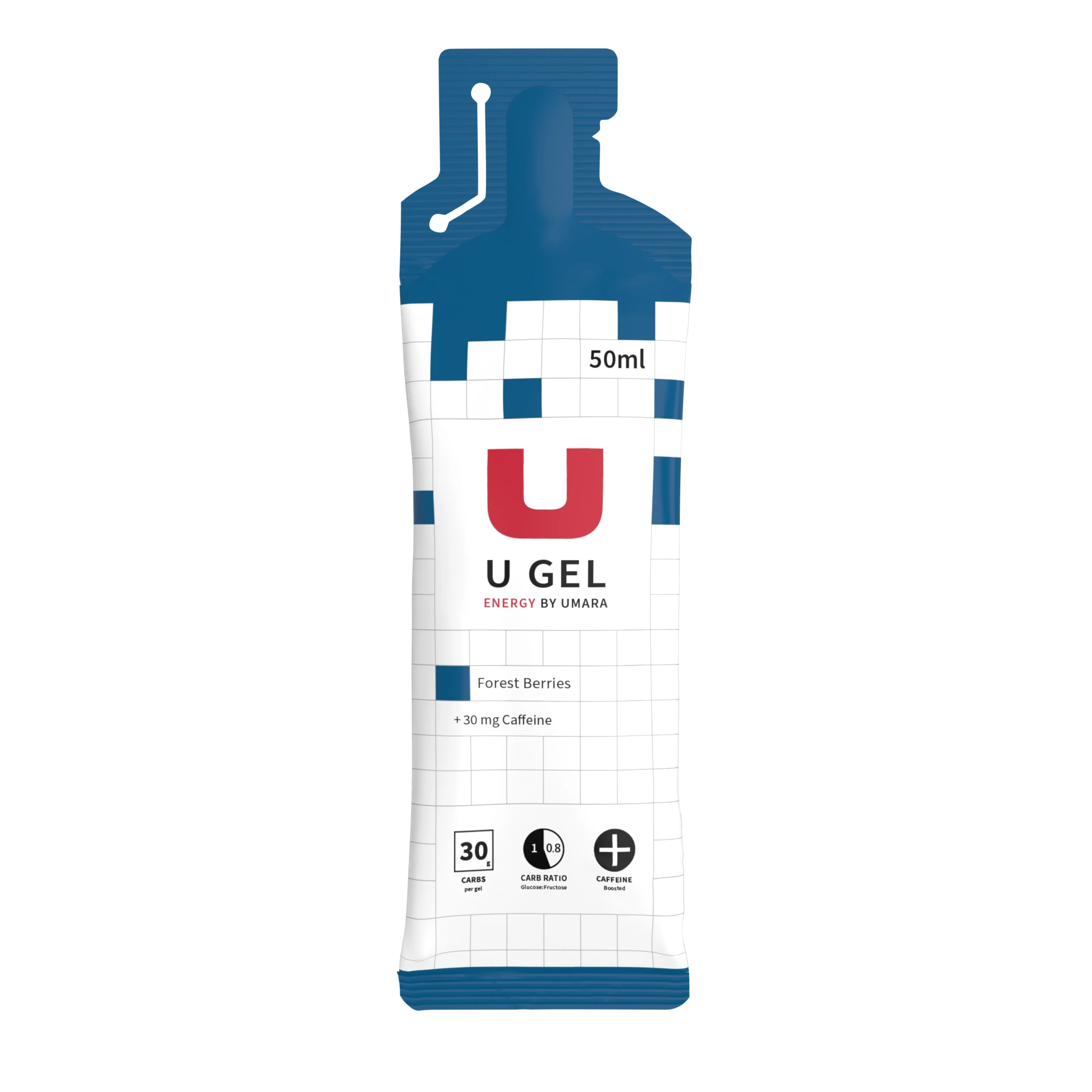 U Gel (30g Carbs) Forest Berries + Caffeine