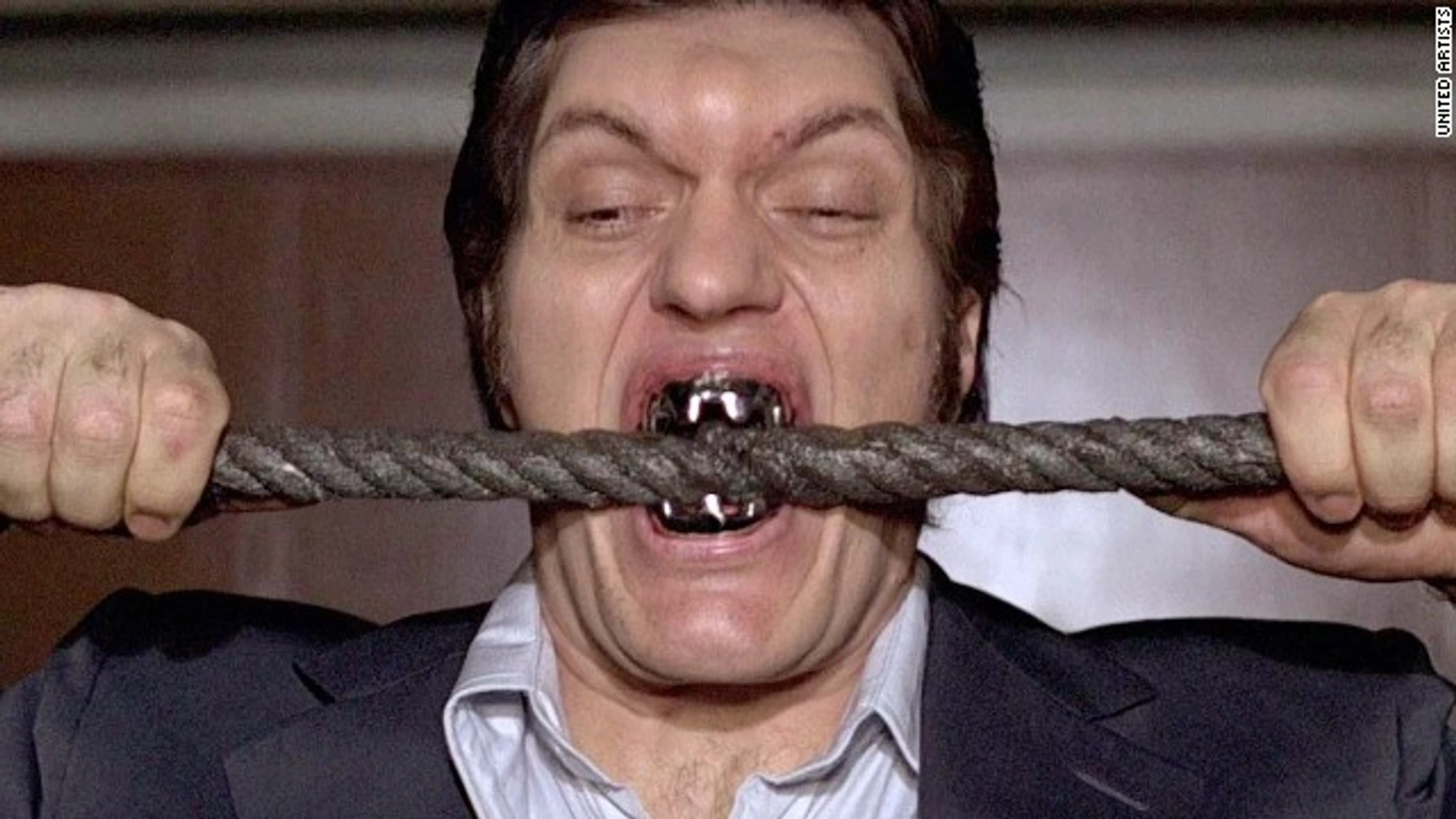 Richard Kiel som bondskurk (Jaws)